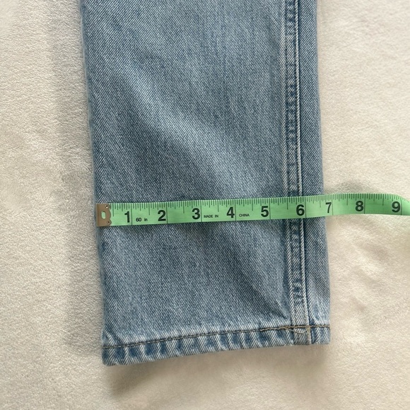 Everlane Blue Straight Jeans Classic Style - Picture 10 of 13